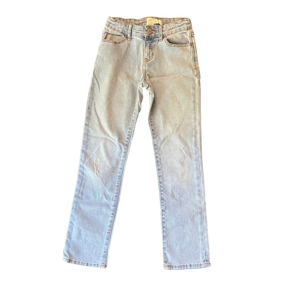 Girls Jeans Gap Kids Adjustable Waist Size 10 Slim EUC